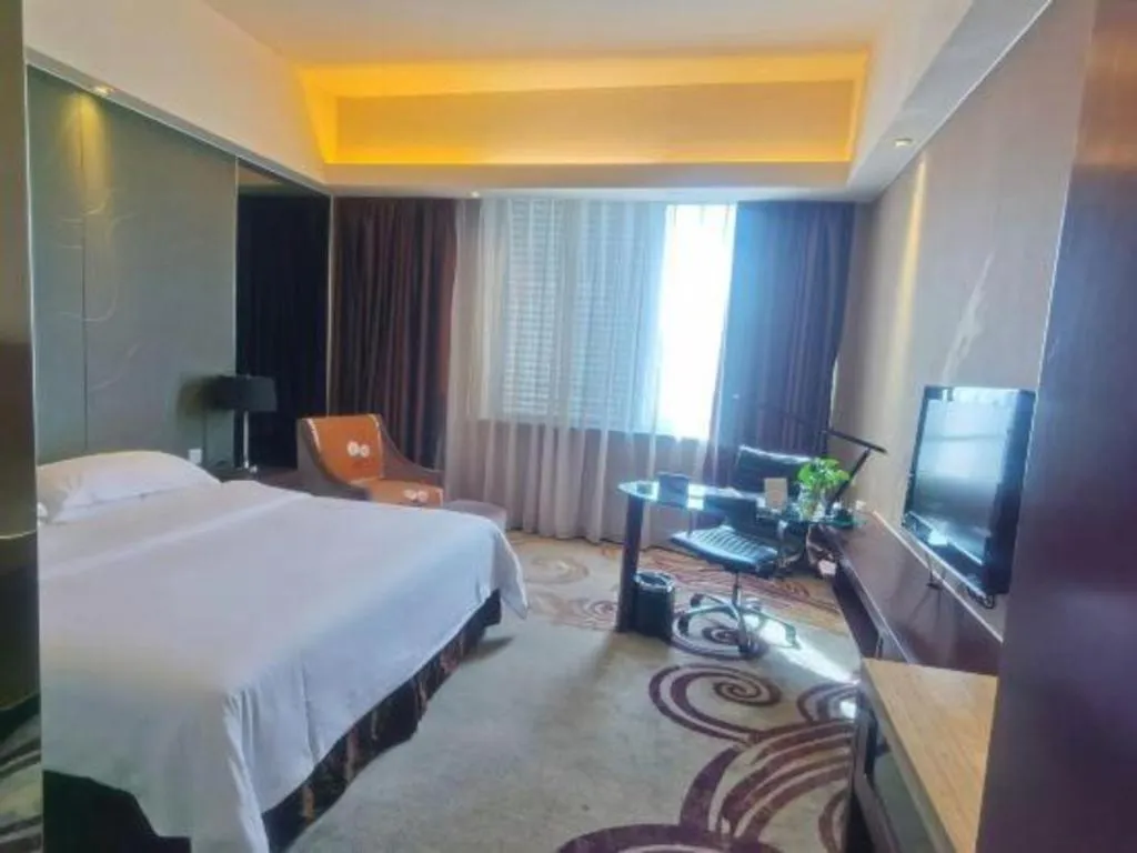 Bed in Metropolo Hotel Hefei Baohe Wandabao Park Metro Station