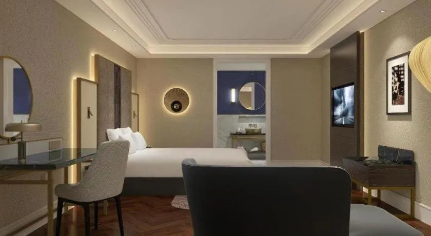 Bed in Metropolo Hotel Hefei Baohe Wandabao Park Metro Station