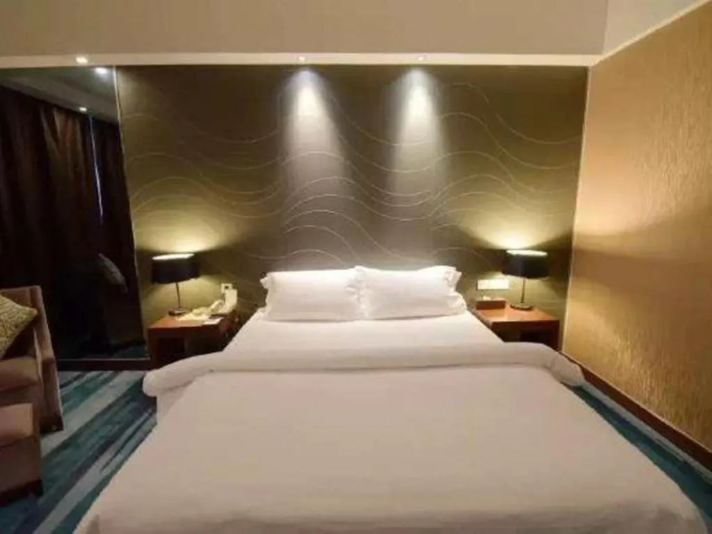 Bed in Metropolo Hotel Hefei Baohe Wandabao Park Metro Station