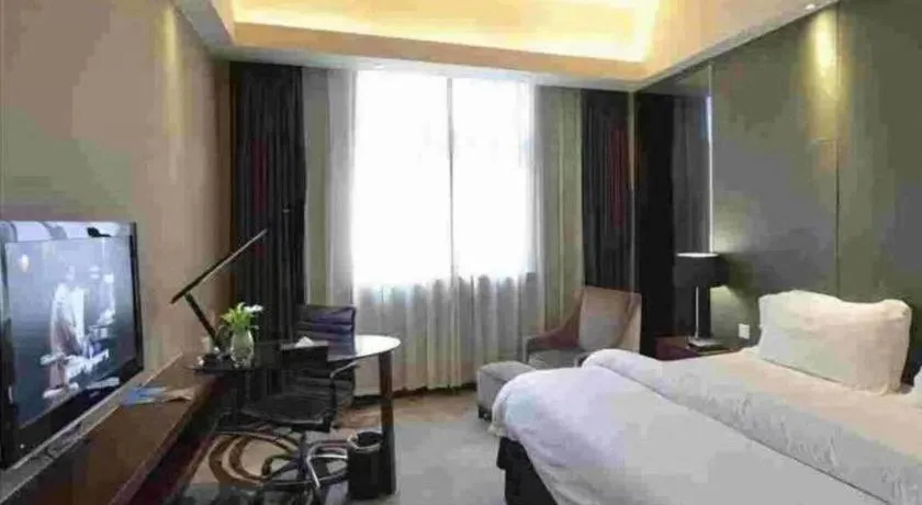 Bed in Metropolo Hotel Hefei Baohe Wandabao Park Metro Station