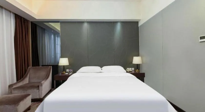 Bed in Metropolo Hotel Hefei Baohe Wandabao Park Metro Station
