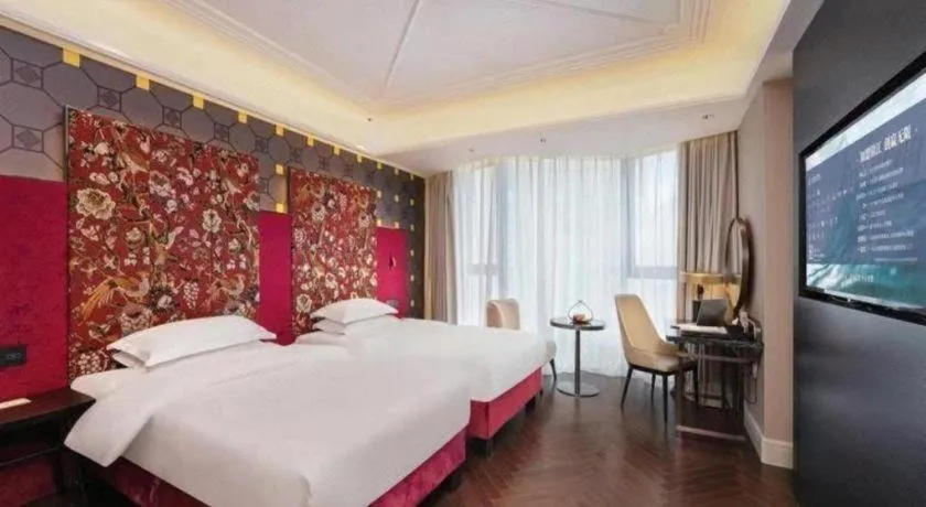 Bed in Metropolo Hotel Hefei Baohe Wandabao Park Metro Station