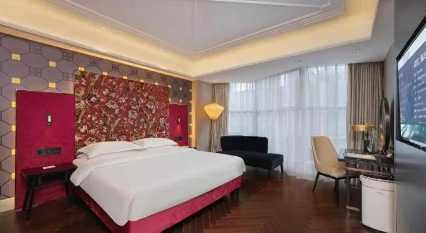 Bed in Metropolo Hotel Hefei Baohe Wandabao Park Metro Station