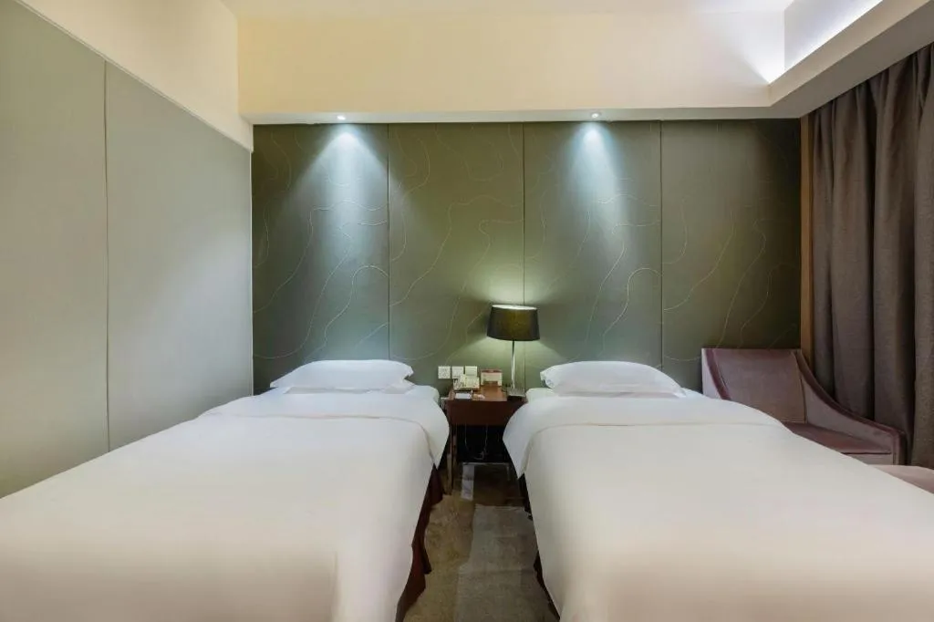 Bed in Metropolo Hotel Hefei Baohe Wandabao Park Metro Station