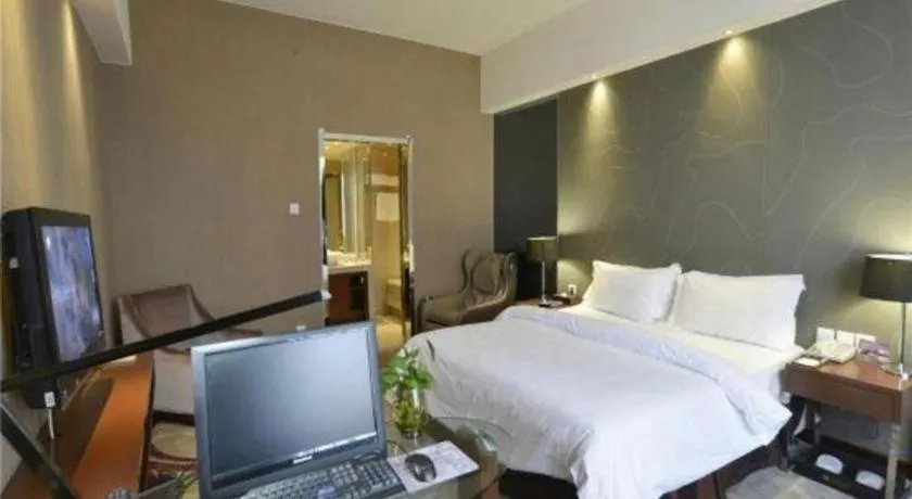 Bed in Metropolo Hotel Hefei Baohe Wandabao Park Metro Station