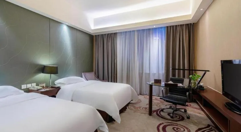 Bed in Metropolo Hotel Hefei Baohe Wandabao Park Metro Station