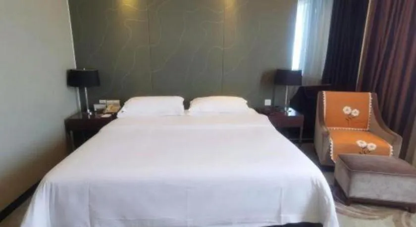 Bed in Metropolo Hotel Hefei Baohe Wandabao Park Metro Station