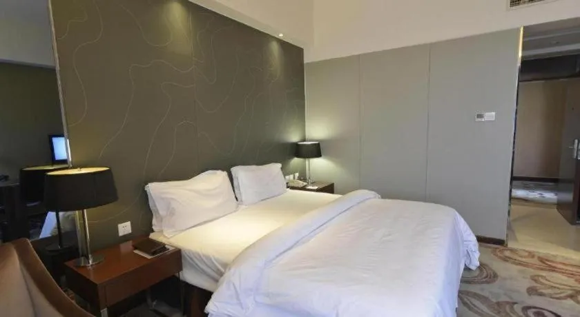 Bed in Metropolo Hotel Hefei Baohe Wandabao Park Metro Station