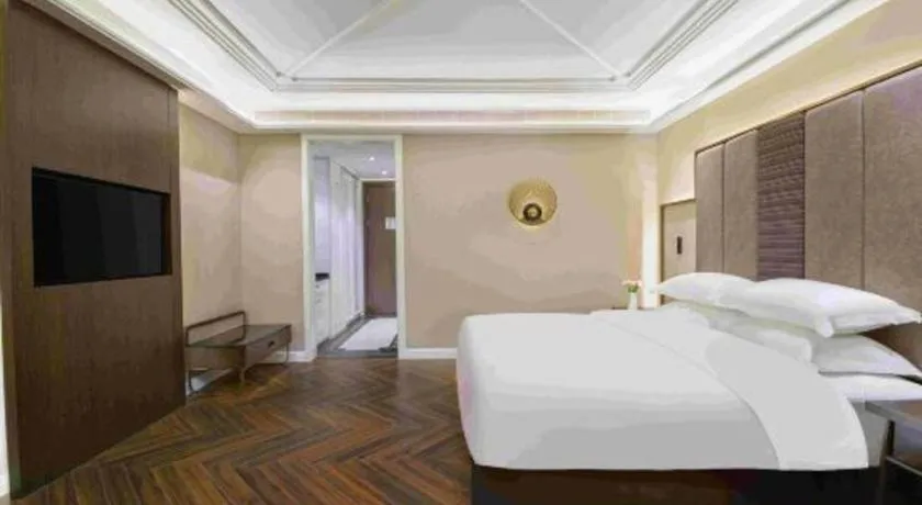 Bed in Metropolo Hotel Hefei Baohe Wandabao Park Metro Station