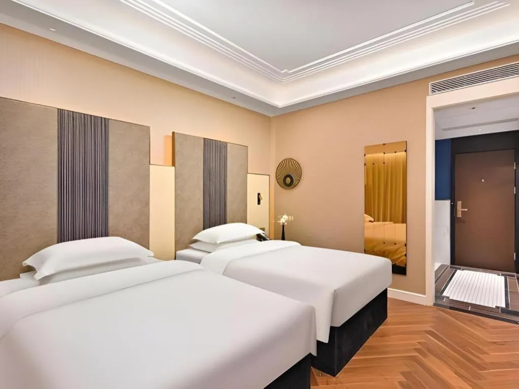 Bed in Jinjiang Metropolo Shaoxing Keqiao Wanda Plaza