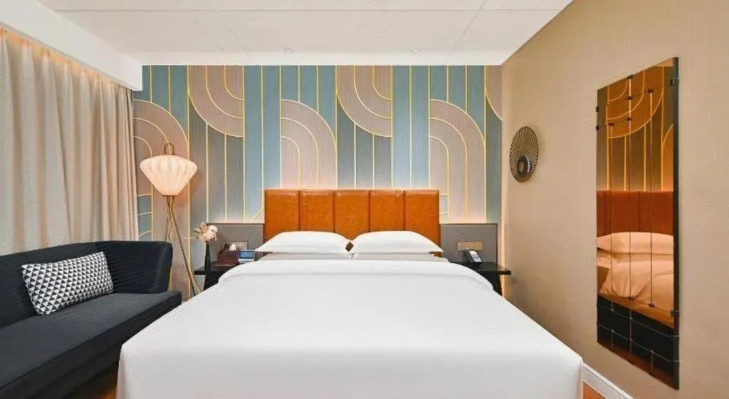 Bed in Jinjiang Metropolo Shaoxing Keqiao Wanda Plaza