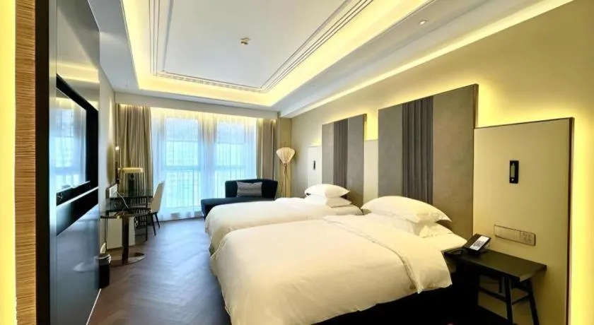 Bed in Jinjiang Metropolo Shaoxing Keqiao Wanda Plaza