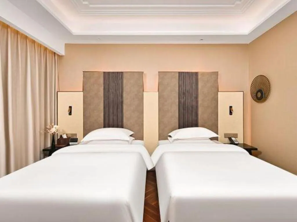 Bed in Jinjiang Metropolo Shaoxing Keqiao Wanda Plaza