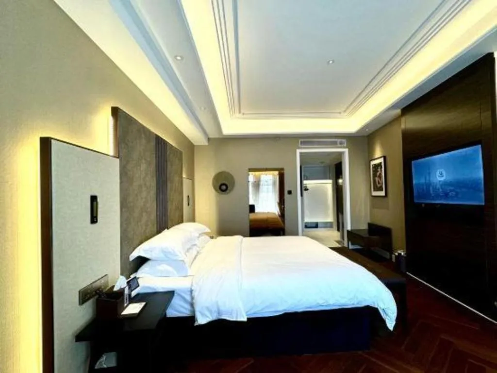 Bed in Jinjiang Metropolo Shaoxing Keqiao Wanda Plaza