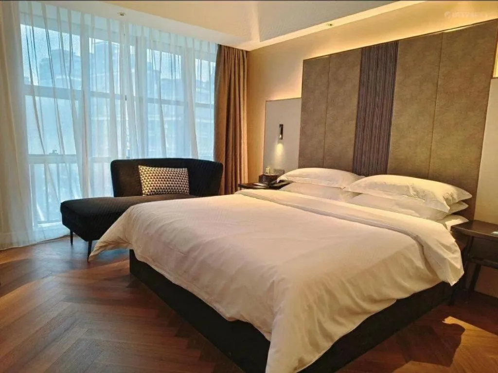Bed in Jinjiang Metropolo Shaoxing Keqiao Wanda Plaza
