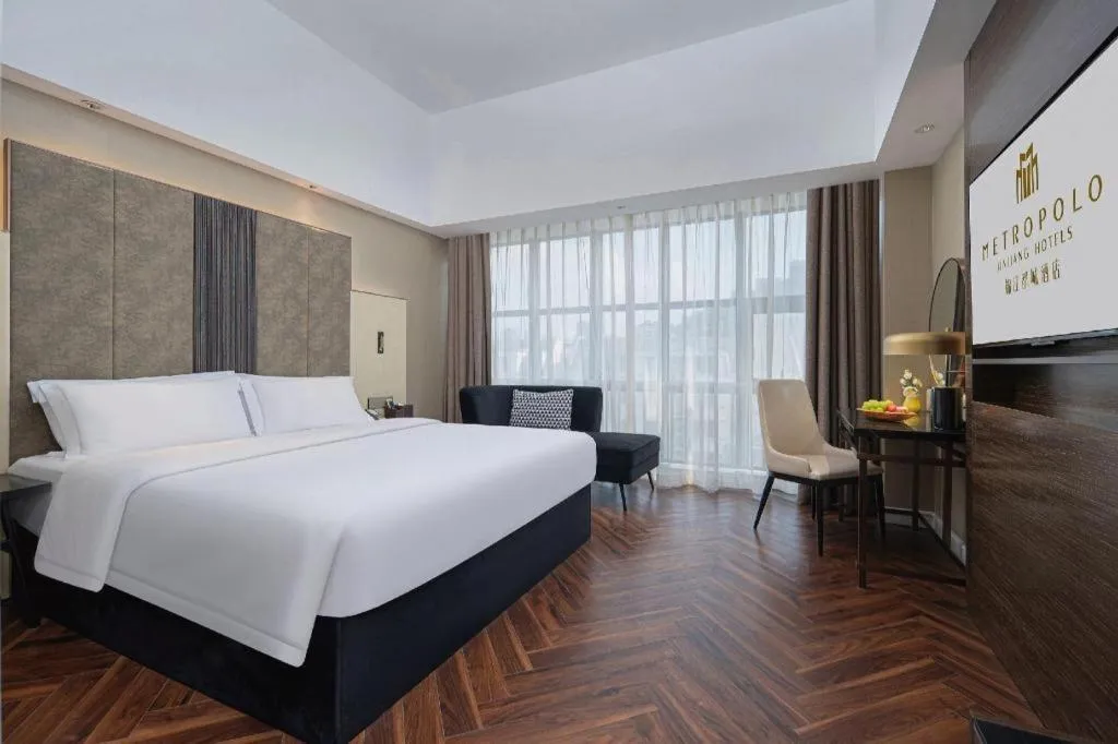 Bed in Jinjiang Metropolo Hotel - Ningde Wanda Plaza