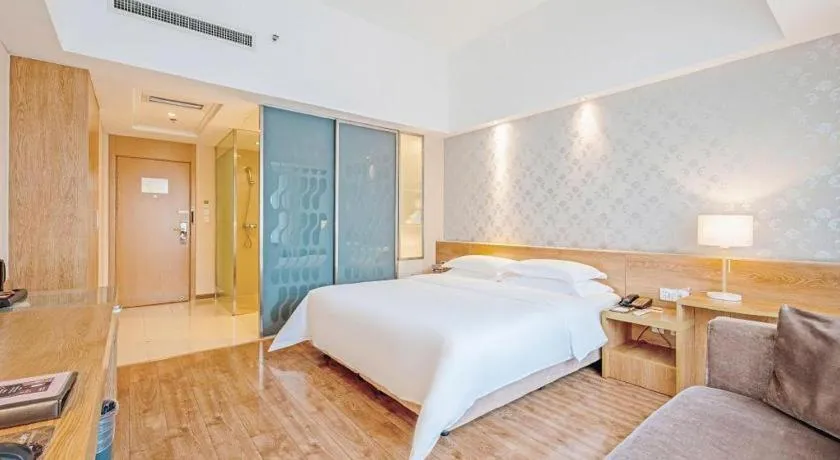 Bed in Jinjiang Metropolo Hotel - Ningde Wanda Plaza