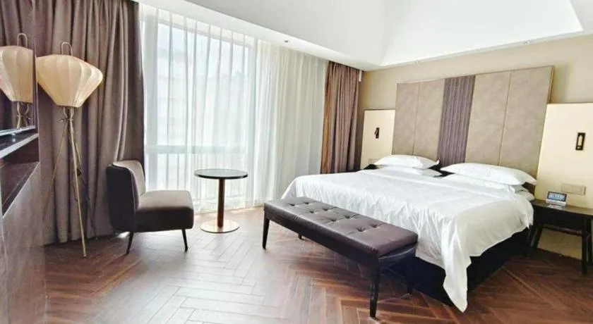 Bed in Jinjiang Metropolo Hotel - Ningde Wanda Plaza