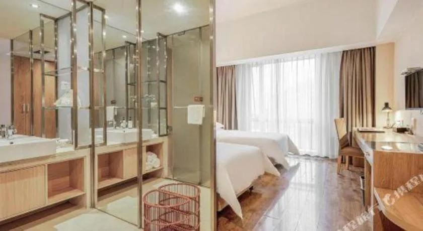 Bed in Jinjiang Metropolo Hotel - Ningde Wanda Plaza