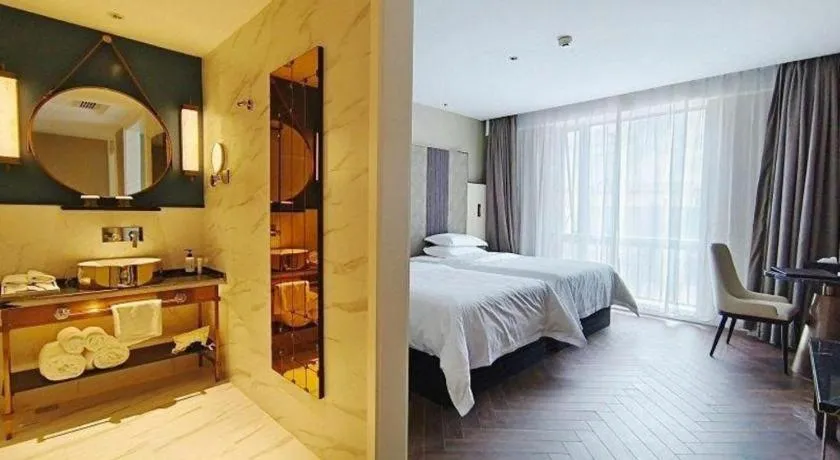 Bed in Jinjiang Metropolo Hotel - Ningde Wanda Plaza