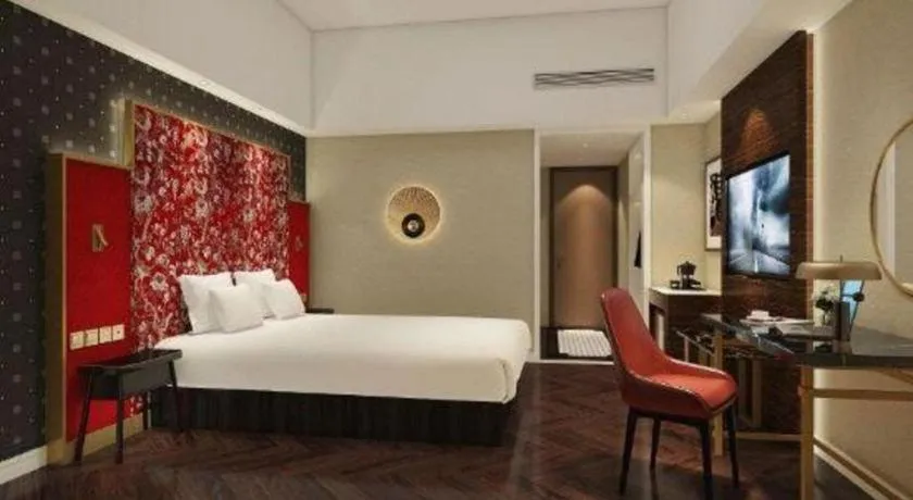 Bed in Jinjiang Metropolo Hotel - Ningde Wanda Plaza