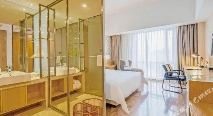 Bed in Jinjiang Metropolo Hotel - Ningde Wanda Plaza