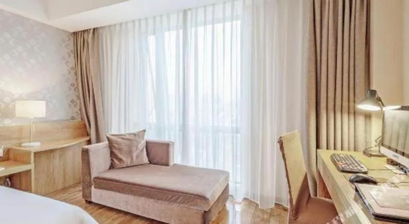 Bed in Jinjiang Metropolo Hotel - Ningde Wanda Plaza