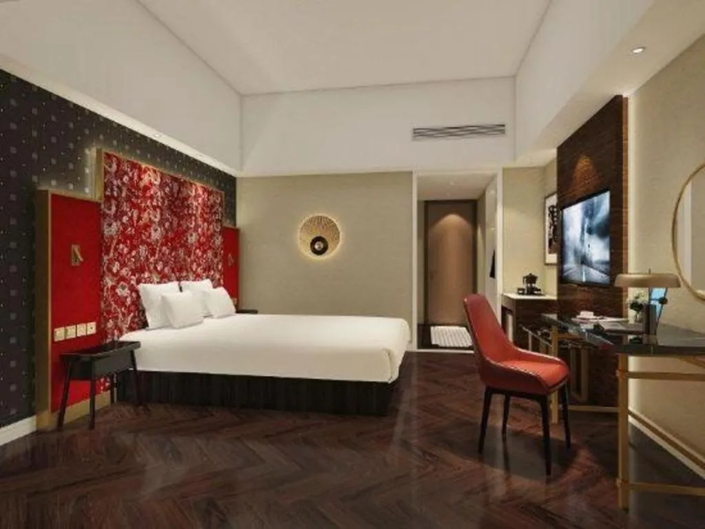 Bed in Jinjiang Metropolo Hotel - Ningde Wanda Plaza