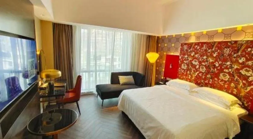 Bed in Jinjiang Metropolo Hotel - Ningde Wanda Plaza