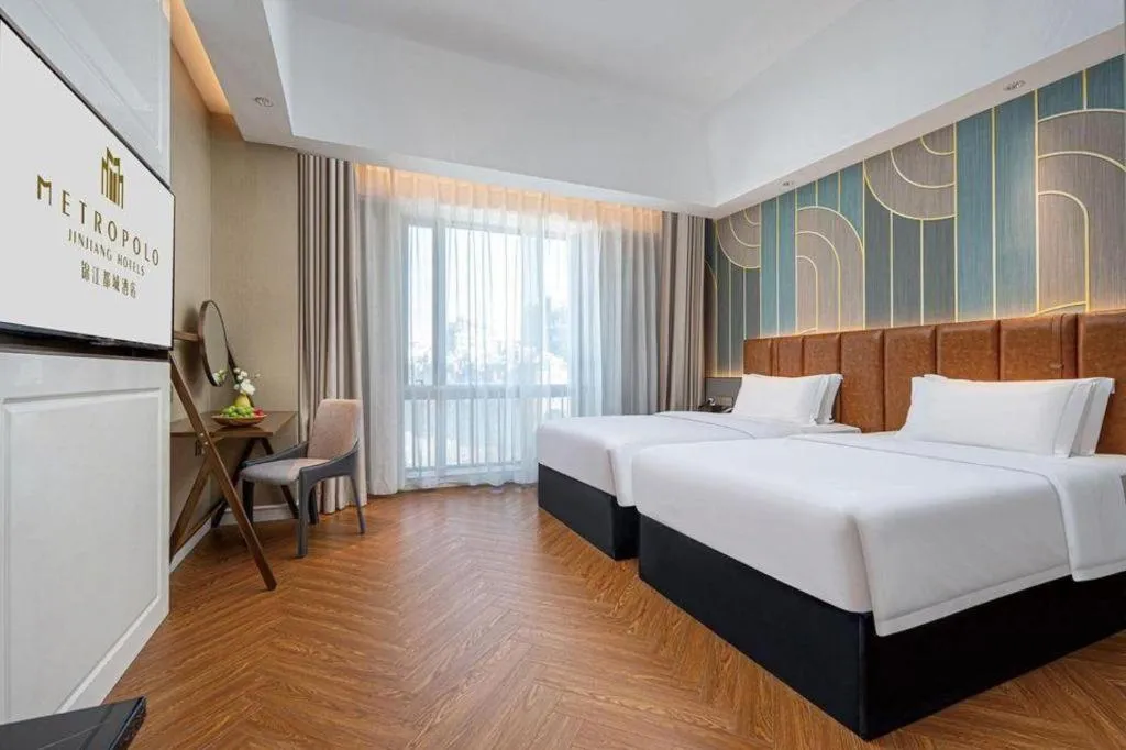 Bed in Jinjiang Metropolo Hotel - Ningde Wanda Plaza