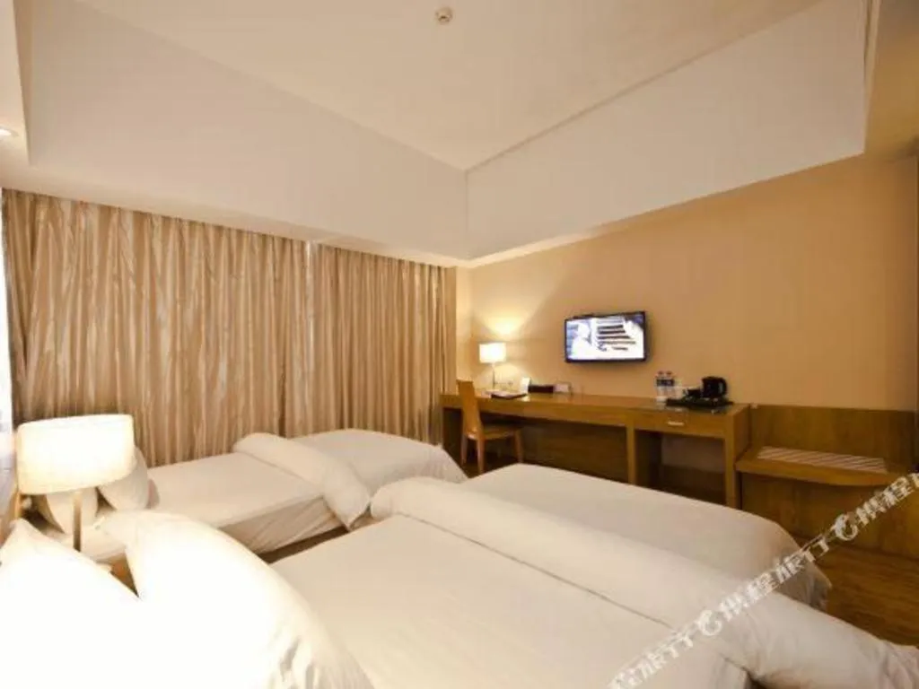 Bed in Jinjiang Metropolo Hotel - Ningde Wanda Plaza