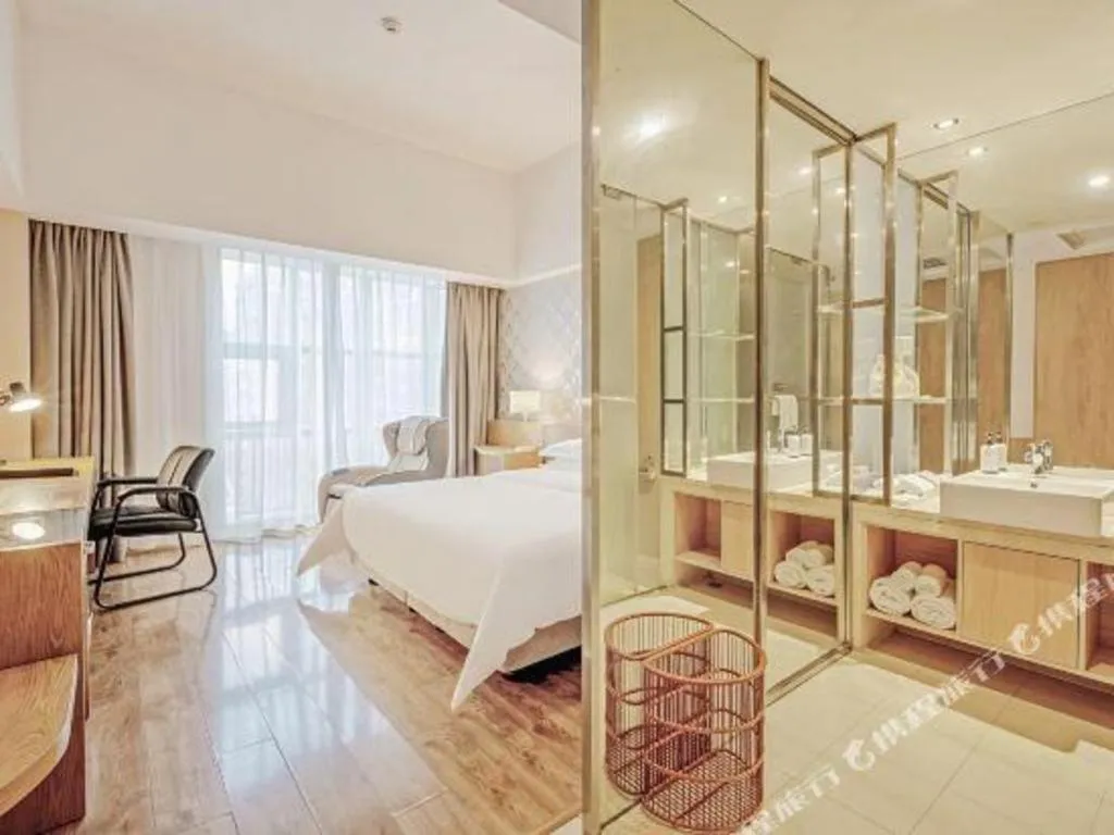 Bed in Jinjiang Metropolo Hotel - Ningde Wanda Plaza