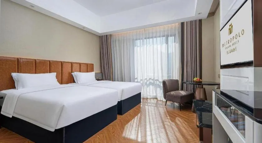 Bed in Jinjiang Metropolo Hotel - Ningde Wanda Plaza