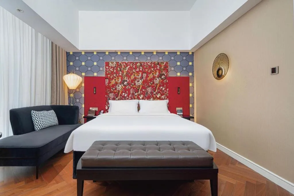 Bed in Jinjiang Metropolo Hotel - Ningde Wanda Plaza