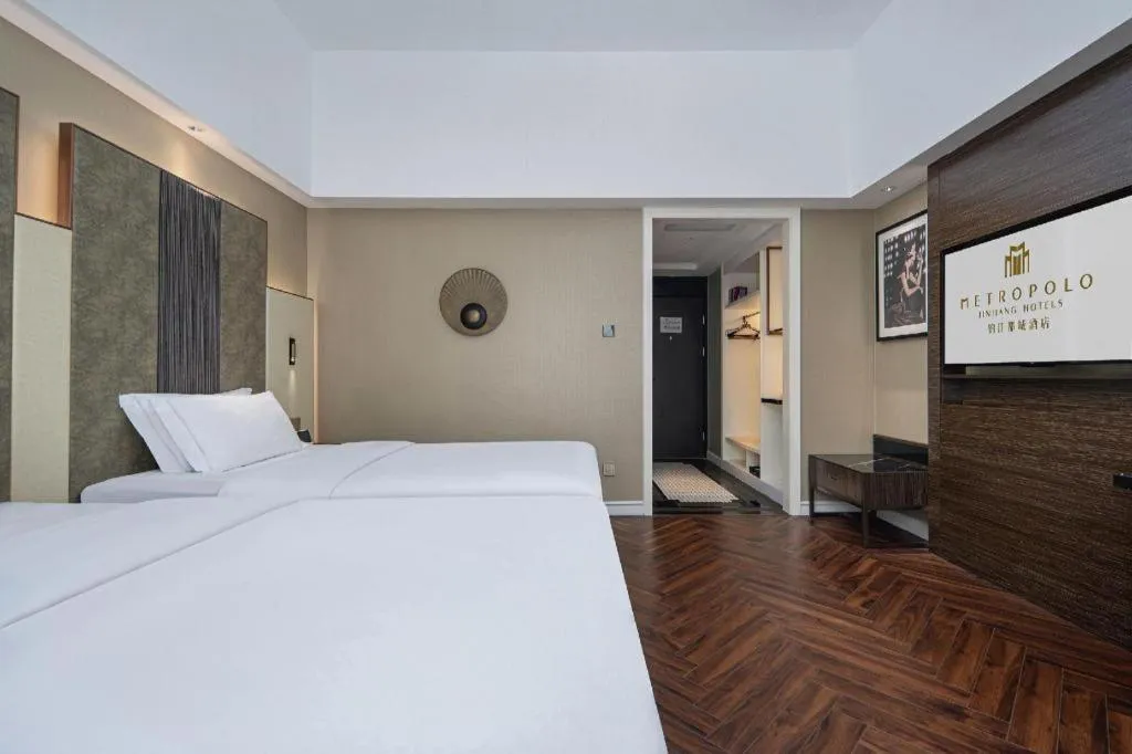 Bed in Jinjiang Metropolo Hotel - Ningde Wanda Plaza