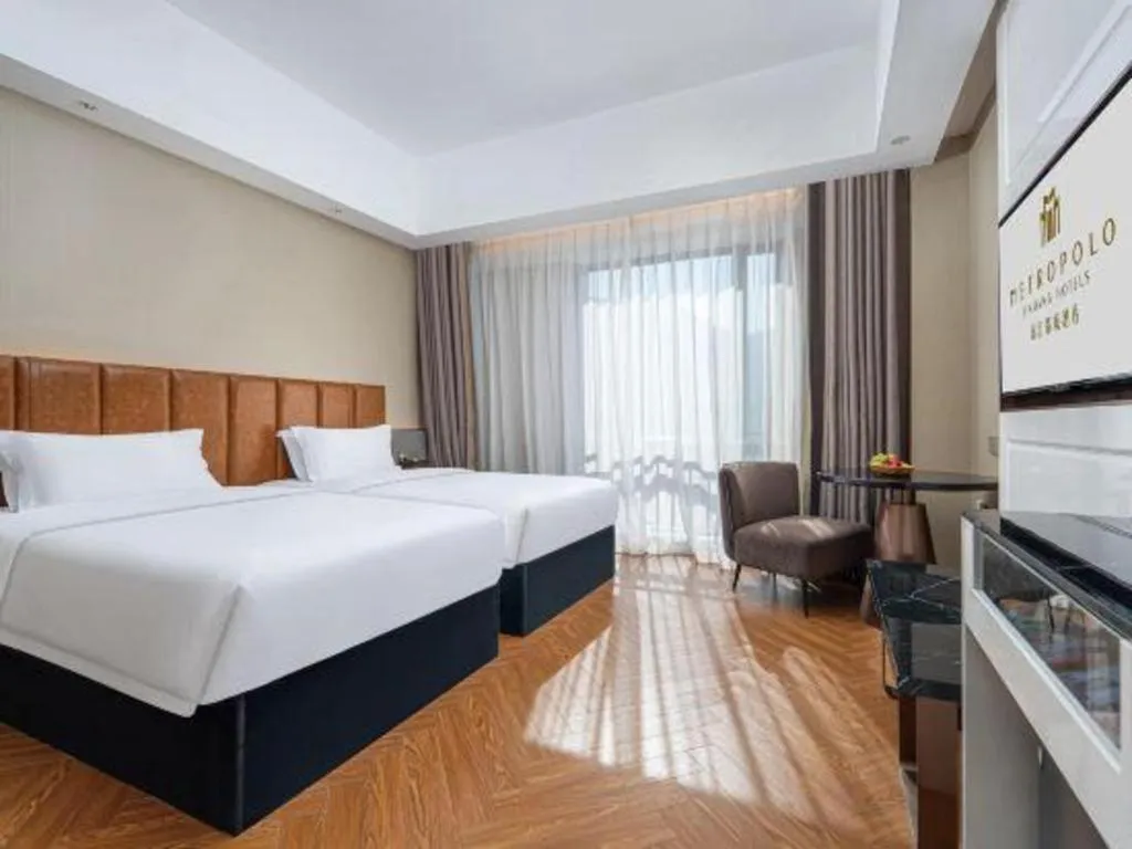 Bed in Jinjiang Metropolo Hotel - Ningde Wanda Plaza