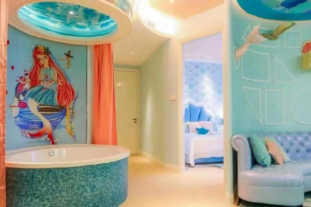 Bed in Mangrove Tree Resort World Qingdao