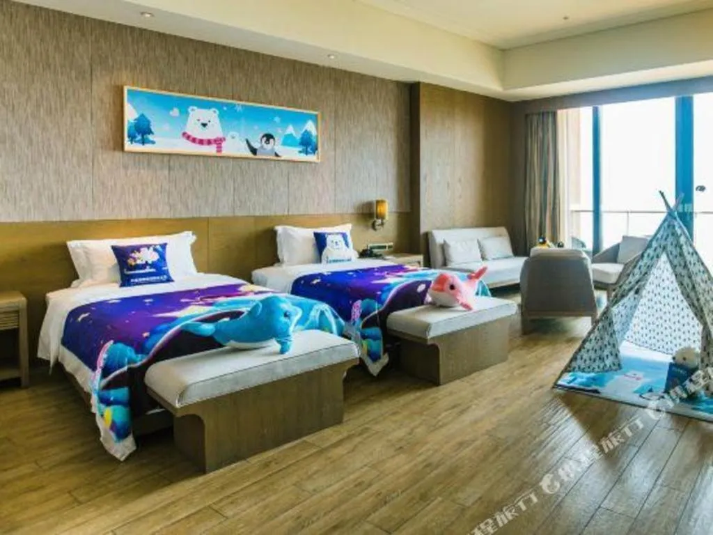 Bed in Mangrove Tree Resort World Qingdao