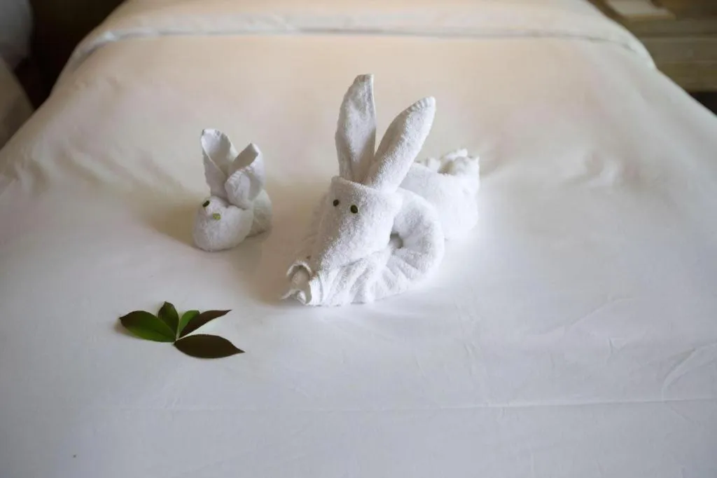 Bed in Mangrove Tree Resort World Qingdao