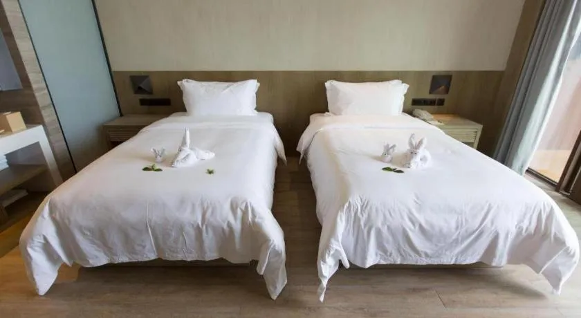 Bed in Mangrove Tree Resort World Qingdao