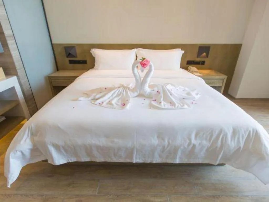 Bed in Mangrove Tree Resort World Qingdao