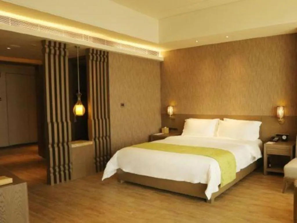 Bed in Mangrove Tree Resort World Qingdao