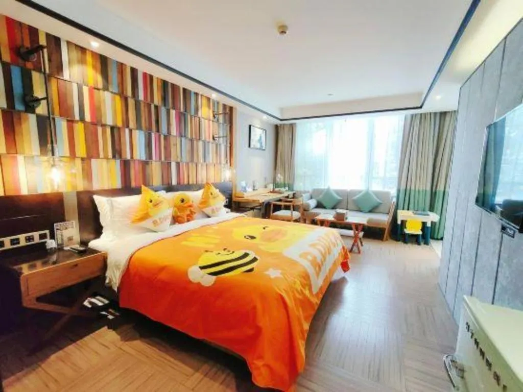 Bed in Hangzhou Cosy Park Hotel