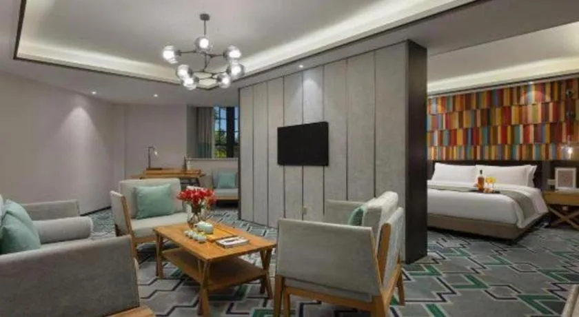 Bed in Hangzhou Cosy Park Hotel