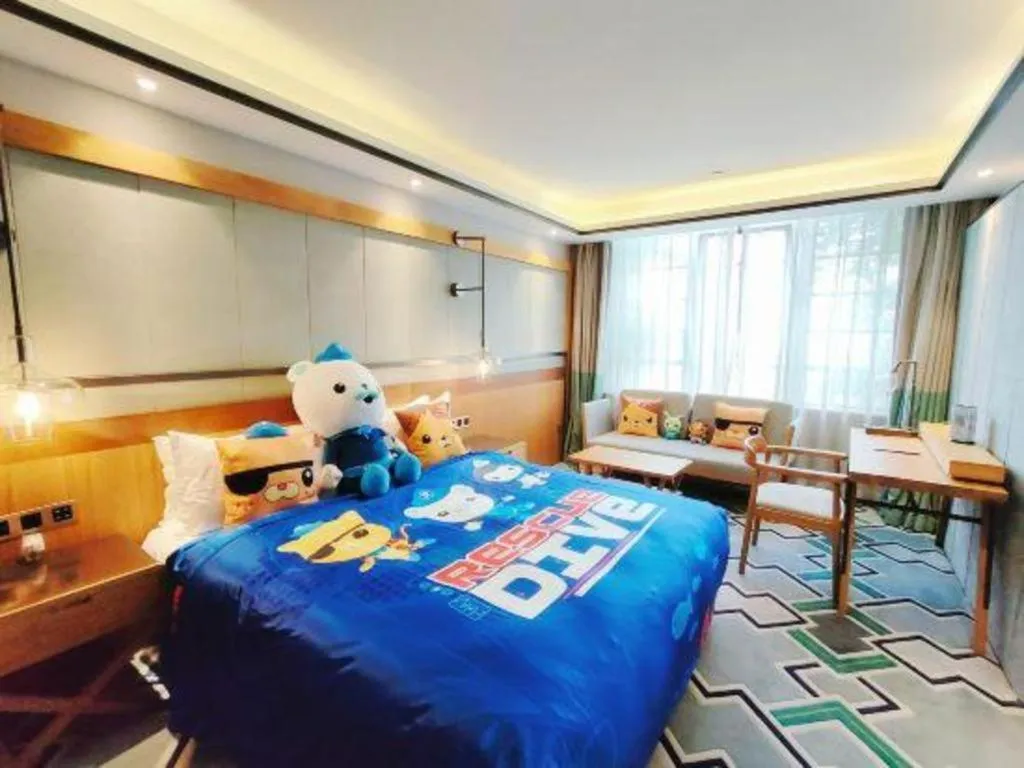 Bed in Hangzhou Cosy Park Hotel