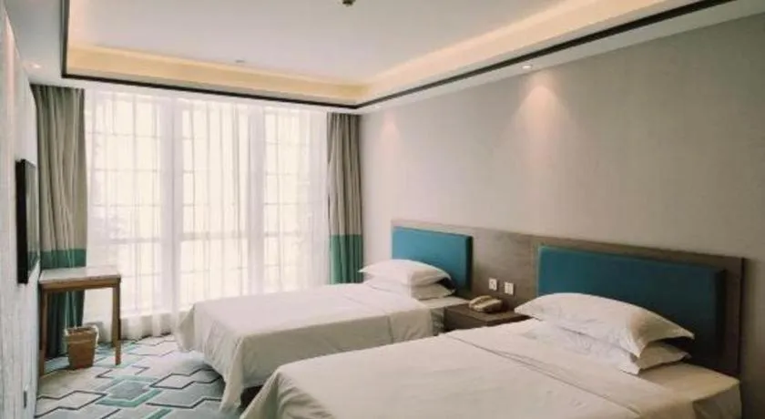 Bed in Hangzhou Cosy Park Hotel