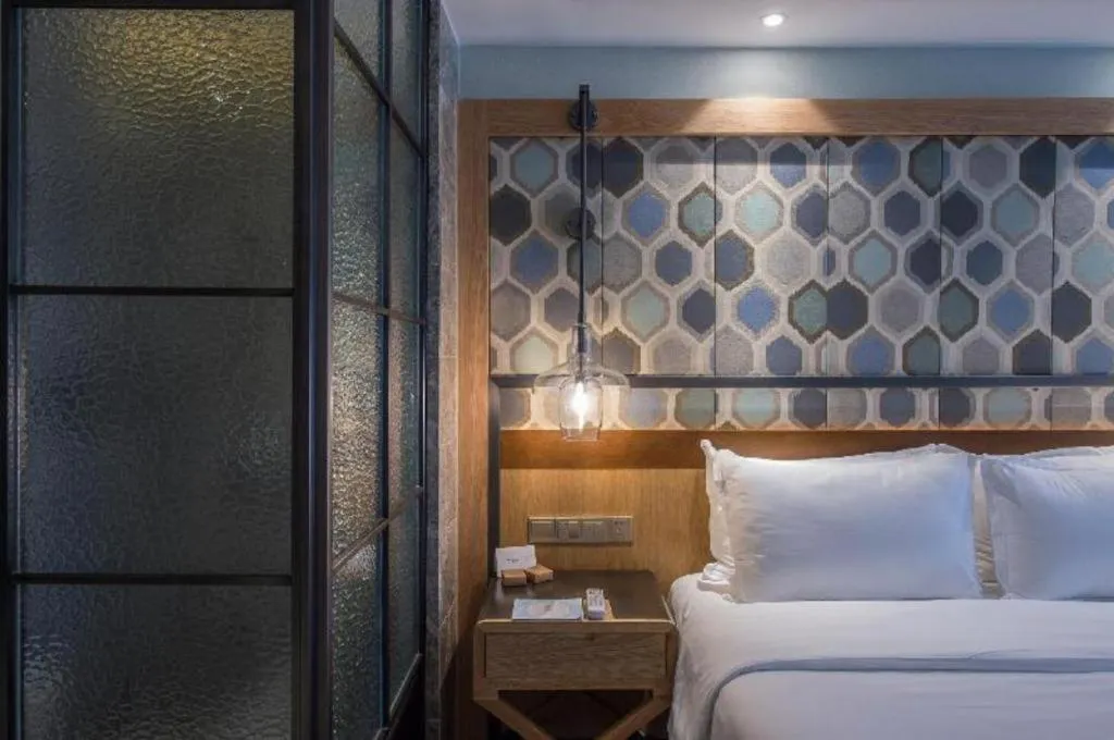 Bed in Hangzhou Cosy Park Hotel