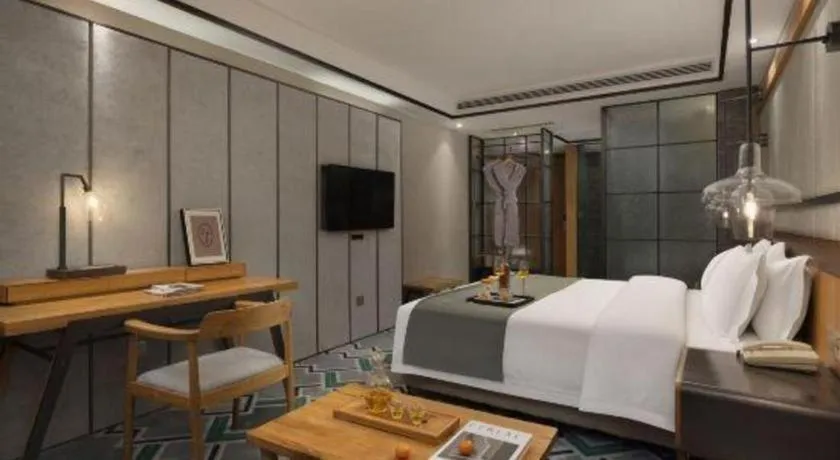 Bed in Hangzhou Cosy Park Hotel