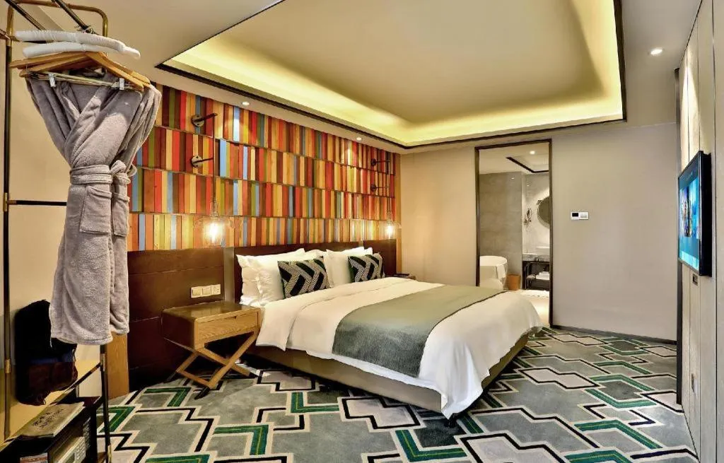 Bed in Hangzhou Cosy Park Hotel