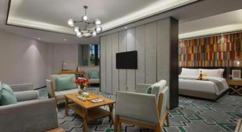 Bed in Hangzhou Cosy Park Hotel